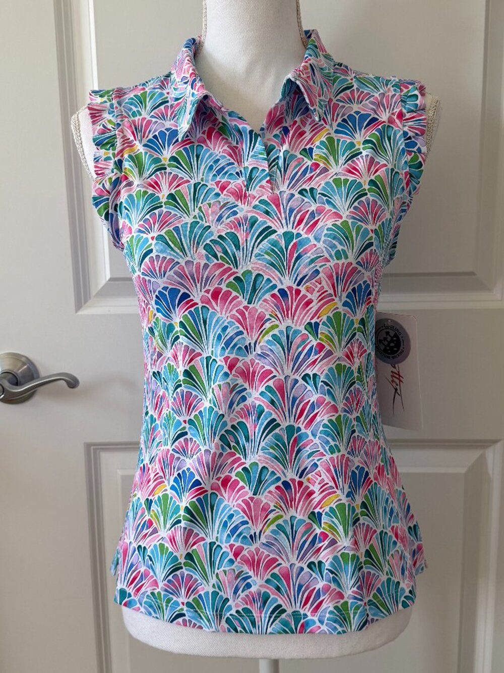 NWT Gottex Collared Polo UPF 50+